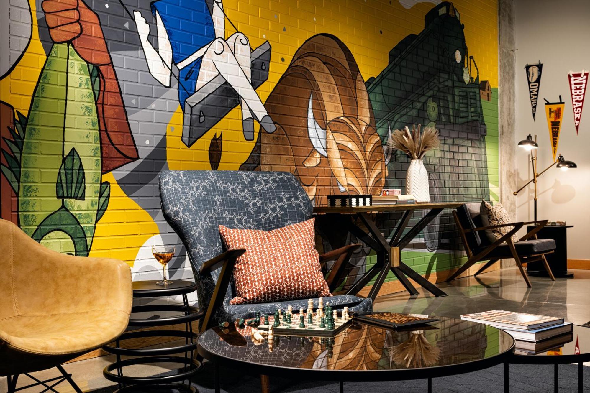 Hotel Moxy Omaha Downtown Exterior foto